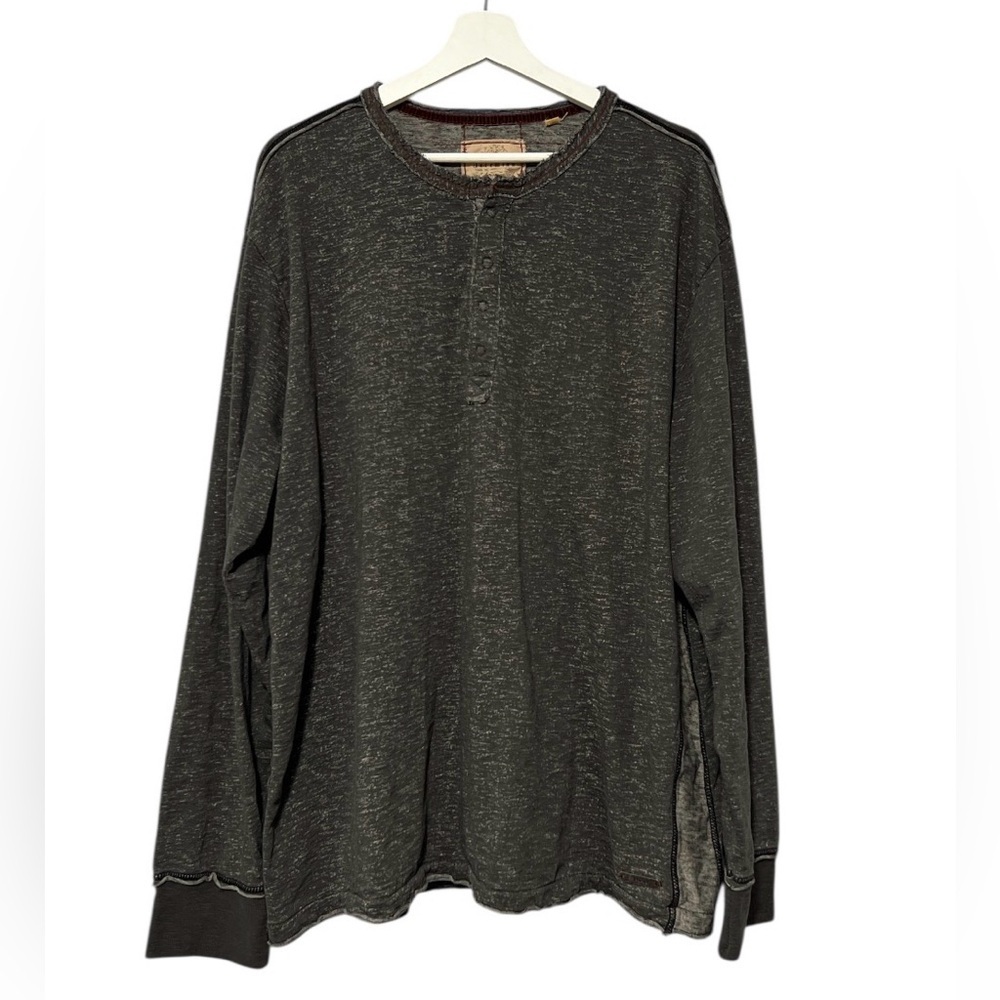 JEREMIAH American Legacy Long Sleeve Henley Top